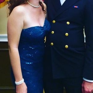 Mermaid Green Long Formal Gown